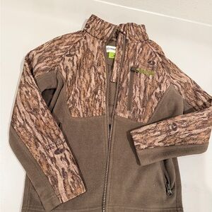 Camo Fleece Jacket with Zipper